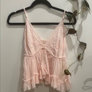 Together Blush Embroidered Top
